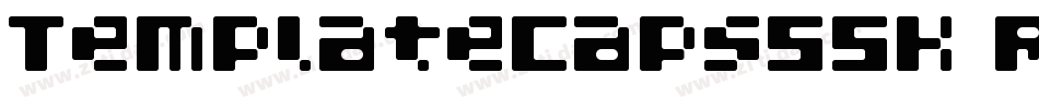 TemplateCapsSSK Regu字体转换